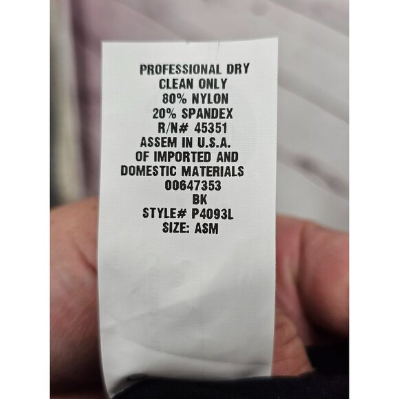 Curtain Call Black Mesh Size Adult Small Halter Dance Costume Top - Picture 10 of 12